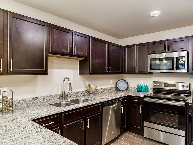 Custom kitchen with plenty of counter and storage space in Lake Orion!