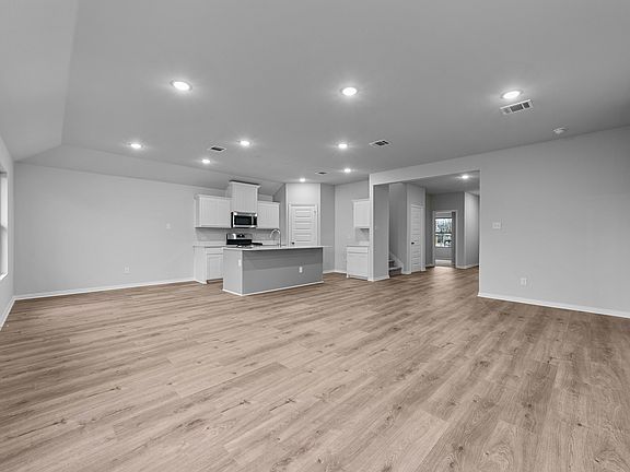 open concept living room