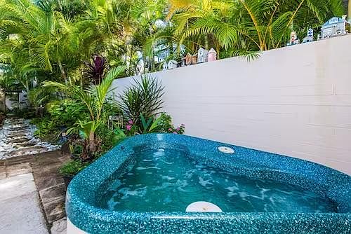 Hot tub spa for relaxing after the beach or pool