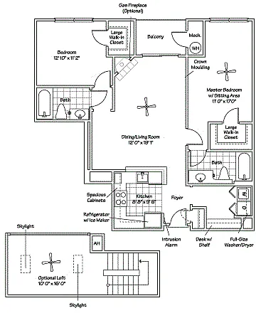 Floor plan The Brookdale
