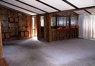 Living Room with Wet Bar