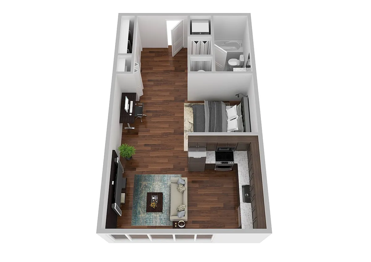 Floor plan Studio