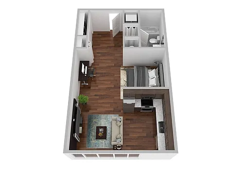 Floor plan Studio