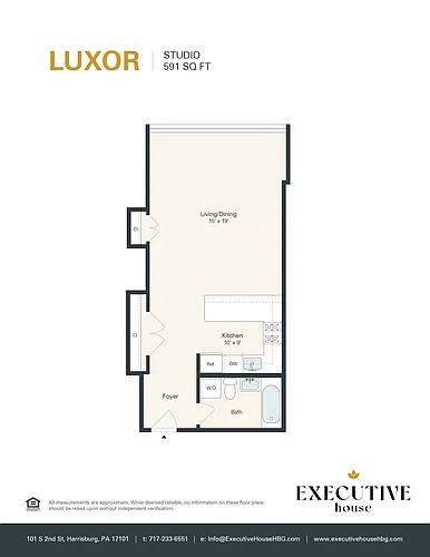 Floor plan The Luxor