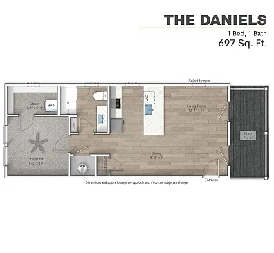 Floor plan Daniels