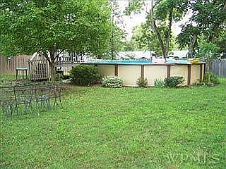 Pool in Back Yard