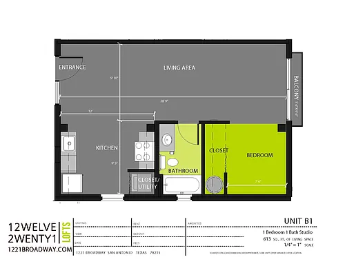 Floor plan B1