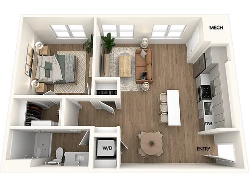 Floor plan A1-748-Scheme III