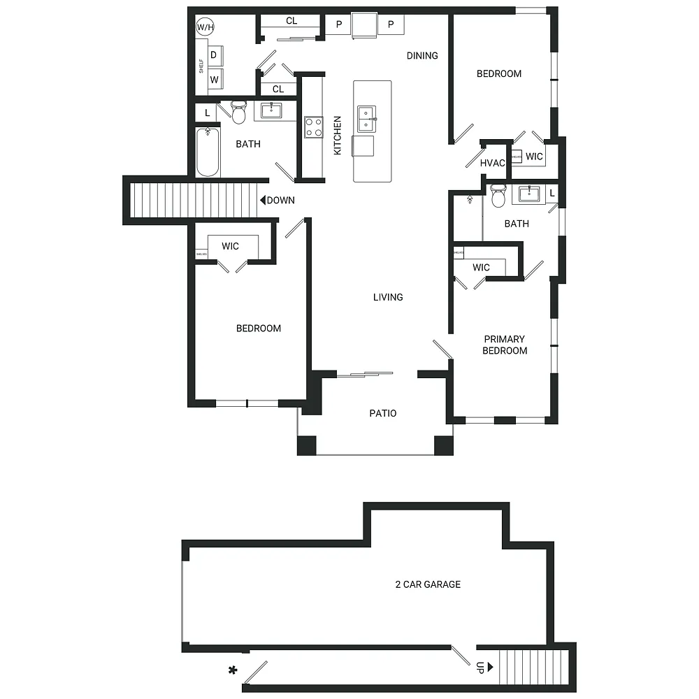 Floor plan Oak Hill