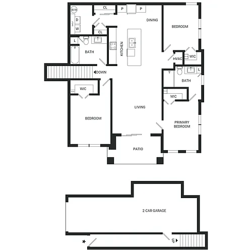 Floor plan Oak Hill