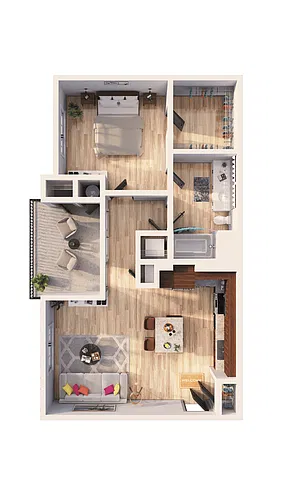 Floor plan Plumeria (Affordable 140)