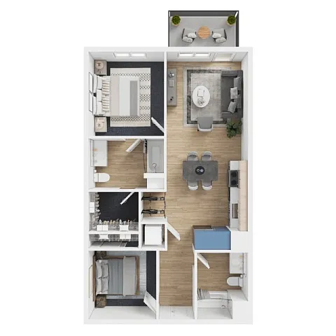 Floor plan 2X2 - E5