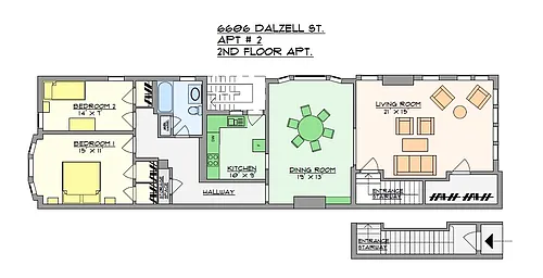 Floor plan 2-Bedroom