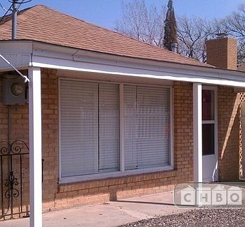 Front porch and parking space
