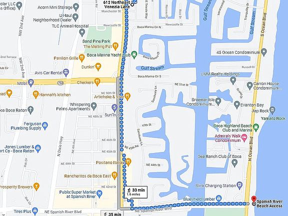 1.6 miles to the Beach!