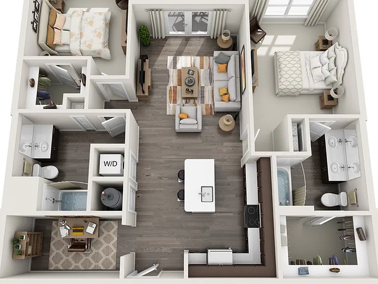 One Riverwalk B2 Floor Plan One Riverwalk B2 Floor Plan