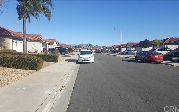 Looking from the street looking East from the home