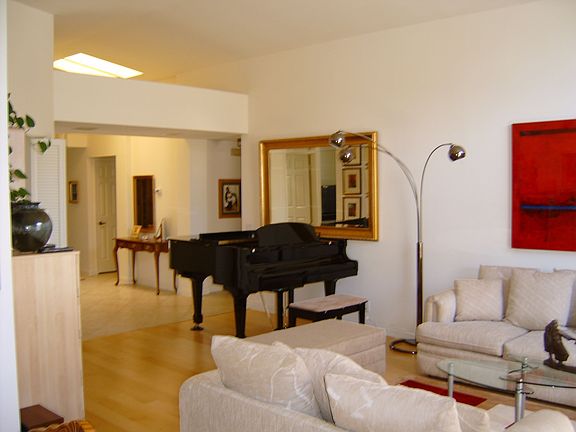 Living room and entry