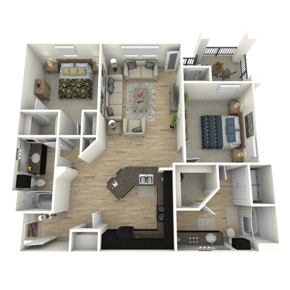 Floor plan B2