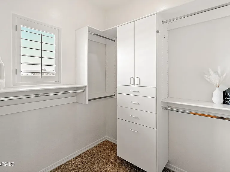 Primary walk in closet