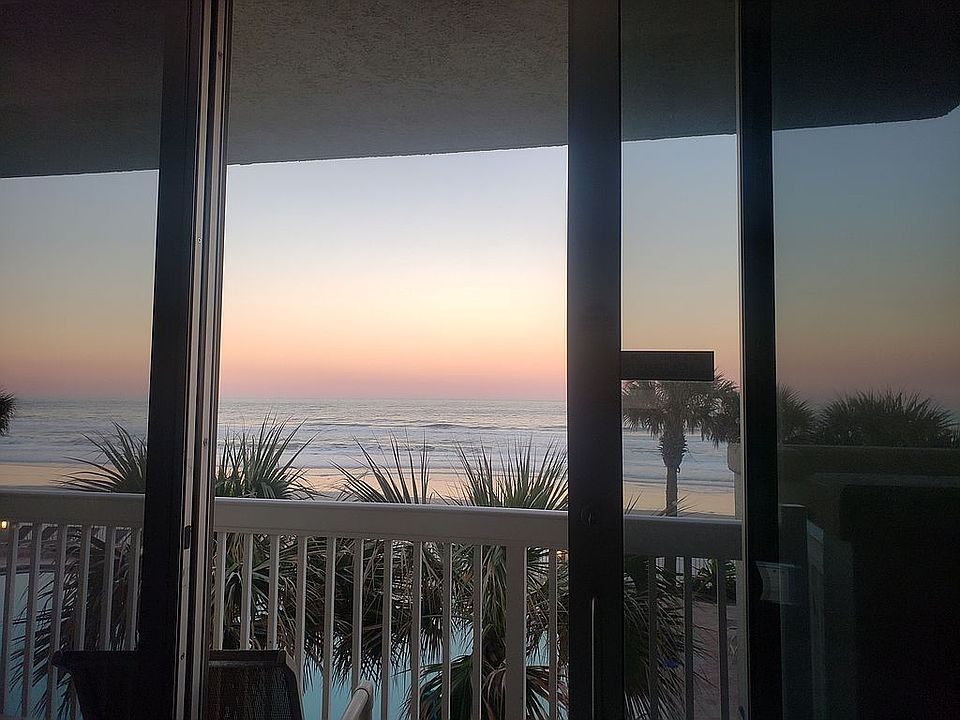 Sunset view from sectional