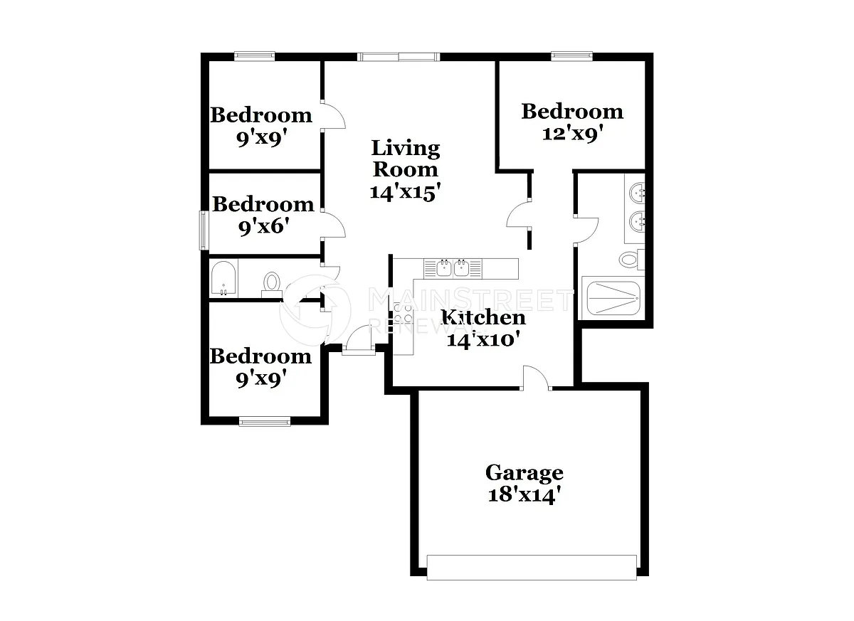 Floor Plan - 8020 Cherry Branch Dr