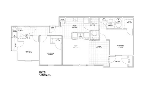 Floor plan C