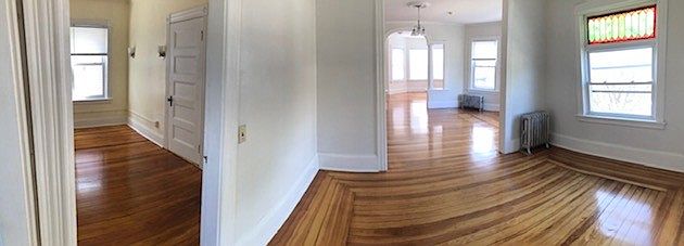 double parlor, dining, and one of the bedrooms