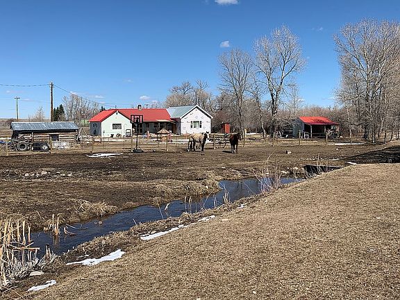 View of buildings and spring