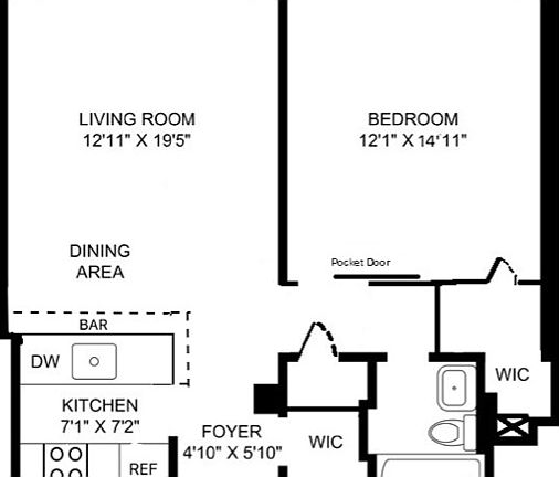 2nd image of 34 W 72nd St #86