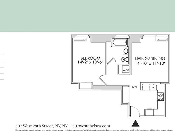 2nd image of 507 W 28th St APT 5B