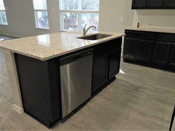 Island with dishwasher