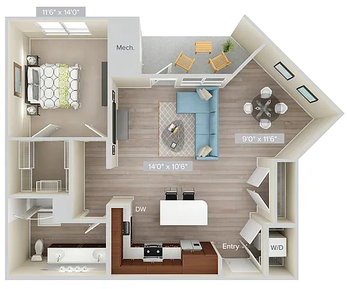 Floor plan A8-923