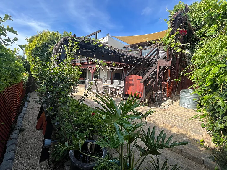 lower level from corner of property