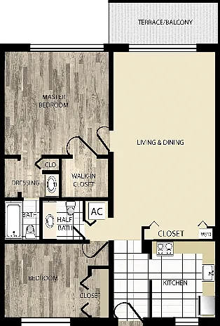 Phase 1 | Jasmine | 2 bedroom, 1.5 bath Phase 1 | Jasmine | 2 bedroom, 1.5 bath