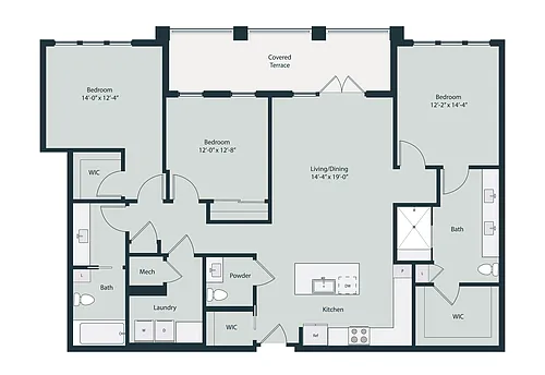 Floor plan C1