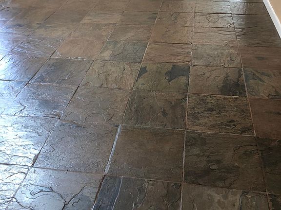 Living Room Slate Flooring