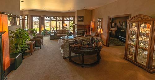 View from front entry