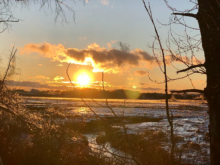 Sunset view - beautiful in any season