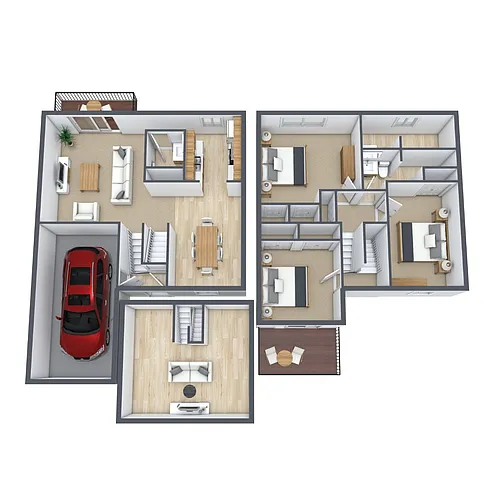 Floor plan Townhome 315B