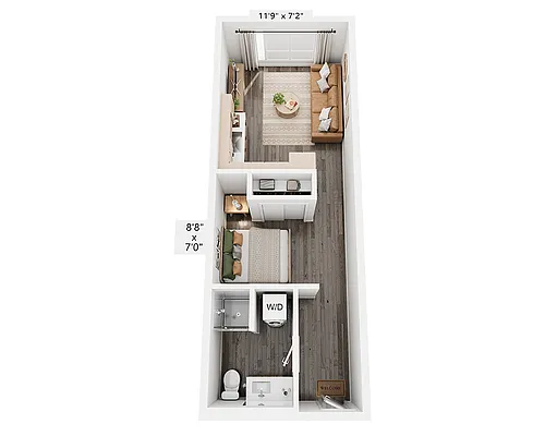 Floor plan Plan E1A2
