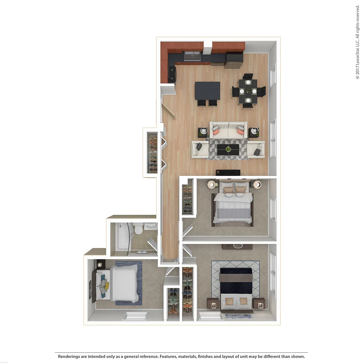 Floor plan 3 Bedroom