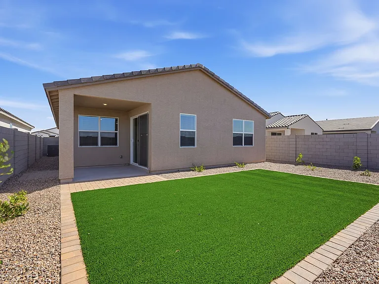 Large backyard