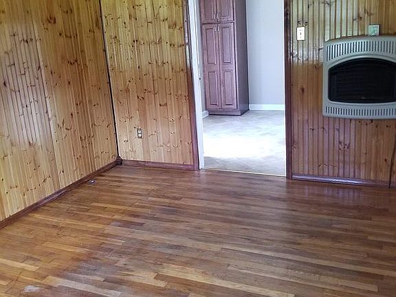 Living room into kitchen