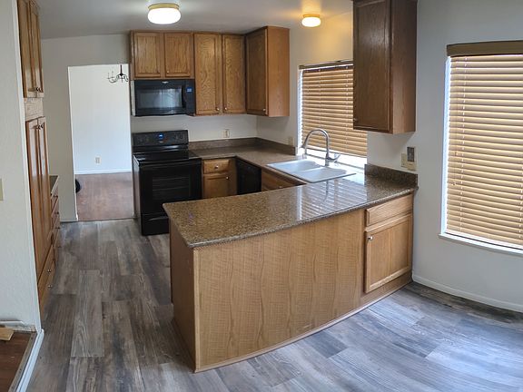 Kitchen from dining area
