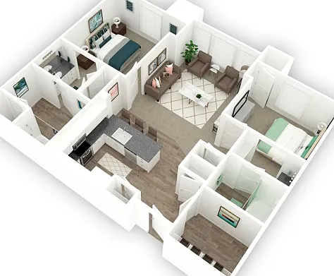 2A | 2x2 | 1147 sq ft 2A | 2x2 | 1147 sq ft