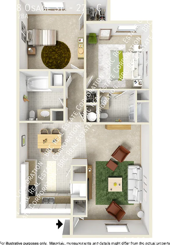 Lakeside Villas, 2x2 Upper, 2x2 Upper — Photo 1