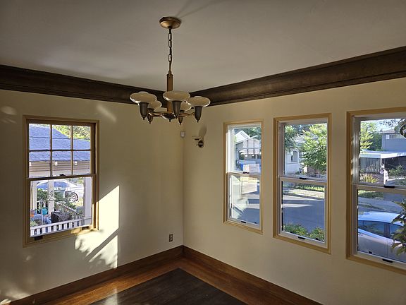 Dining room is directly off the kitchen.