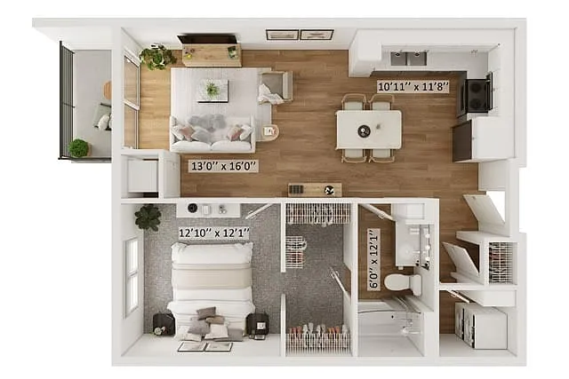 Floor plan Parker D