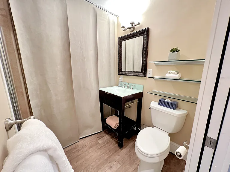 Bathroom with Washer/Dryer and Storage